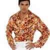 70er Jahre Buntes Schlager Hemd