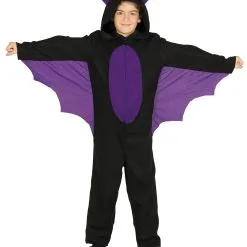 Fledermaus Kinderkostüm Mit Kapuze & Flügel