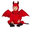 Rotes Teufelchen Babykostüm