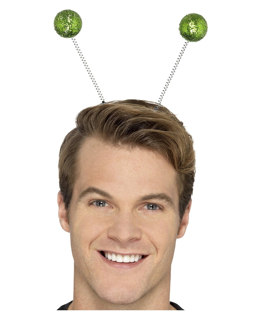 Grüner Glitter Bommel Haarreif – Bild 2