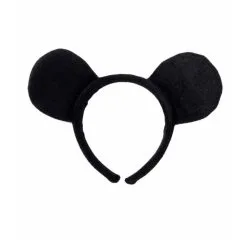 Schwarze Mäuse Ohren Mit Haarreif