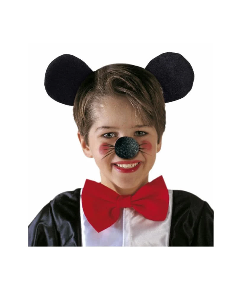 Schwarze Mäuse Ohren Mit Haarreif – Bild 4