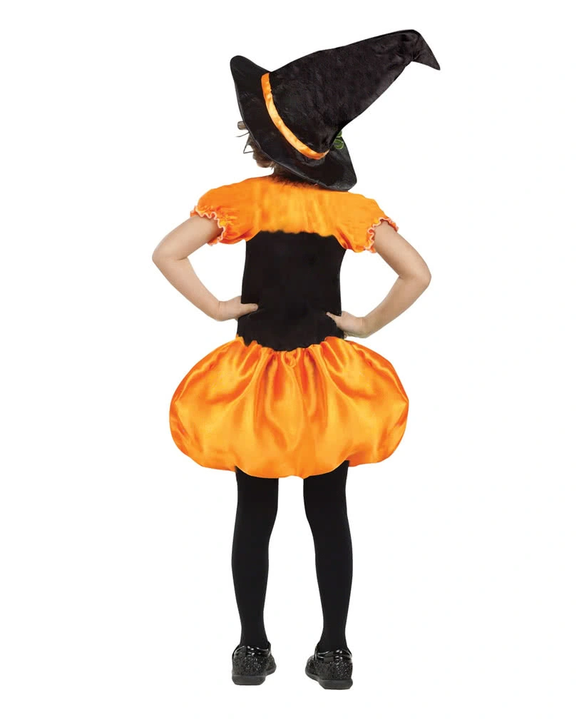 Süße Kürbis Hexe Kinderkostüm – Bild 2