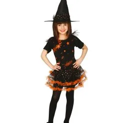 Kleine Hexe Estrella Mädchenkostüm