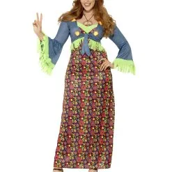 Kurvige Hippie Braut Plus Size Kleid