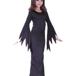 Madame Morticia Mädchenkostüm S