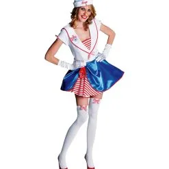 Matrosen-Mädchen Premium Kostüm XL