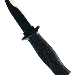 Schwarzes Springmesser Spielzeugwaffe