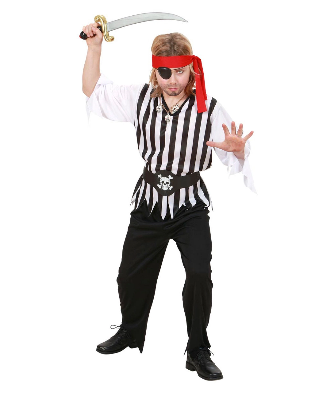 Seeräuber Kinderkostüm Mit Stirnband 4-tlg. – Bild 2