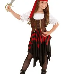 Hochsee Piratin Kostüm Für Mädchen