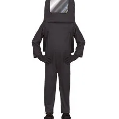 Schwarzes Videospiel Astronaut Kostüm Für Kinder