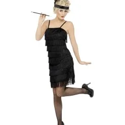Flapper Kleid Mit Stirnband Plus Size