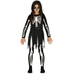 Knochen Mädchen Kinder Kostüm