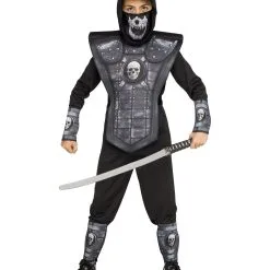 Totenkopf Ninja Kinder Kostüm