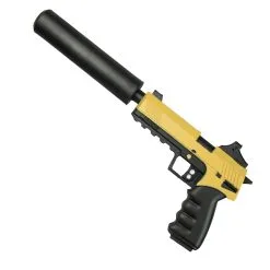 Glock Mit Schalldämpfer Spielzeugwaffe Aus Hart Schaumstoff