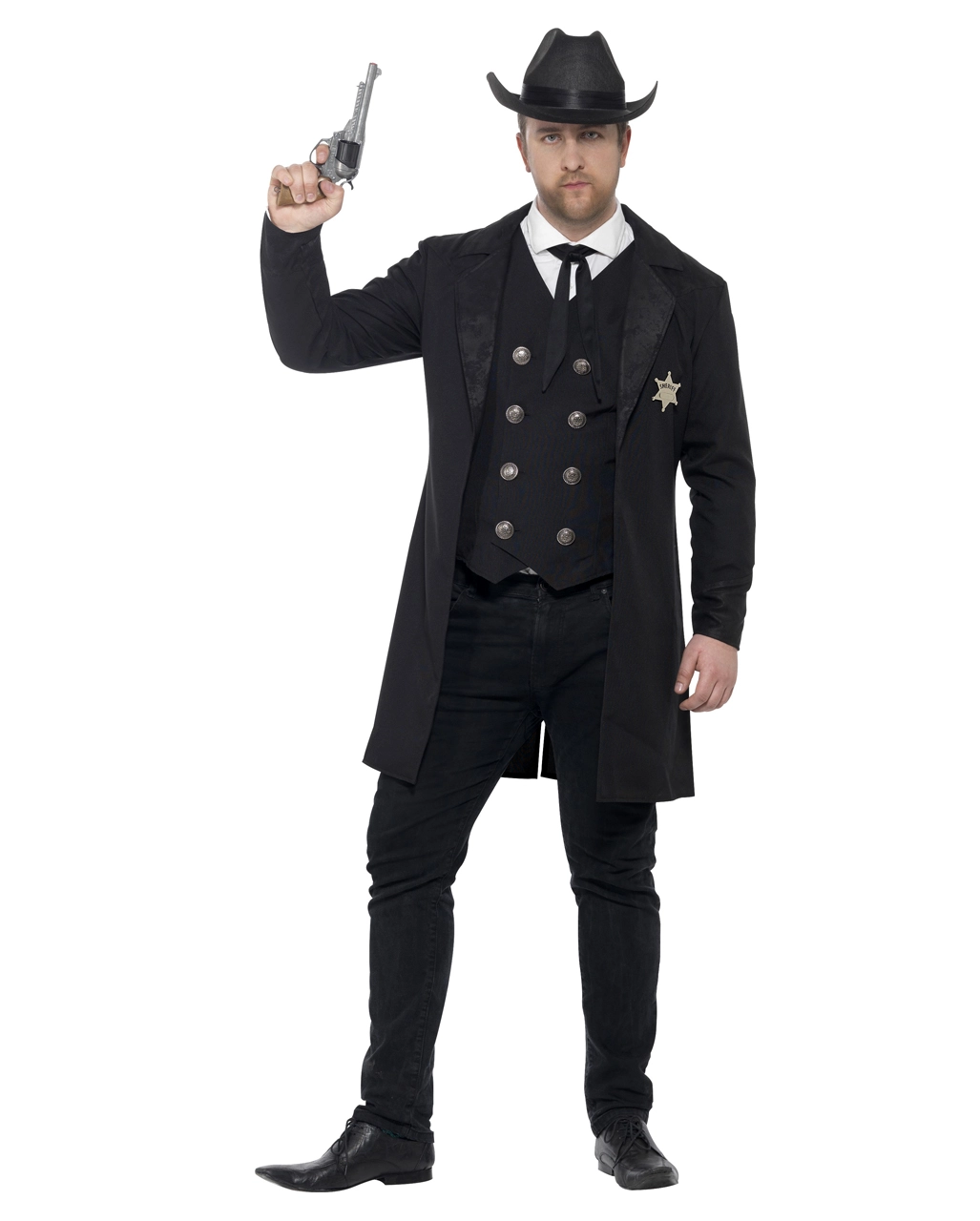 Black Sheriff Plus Size Kostüm