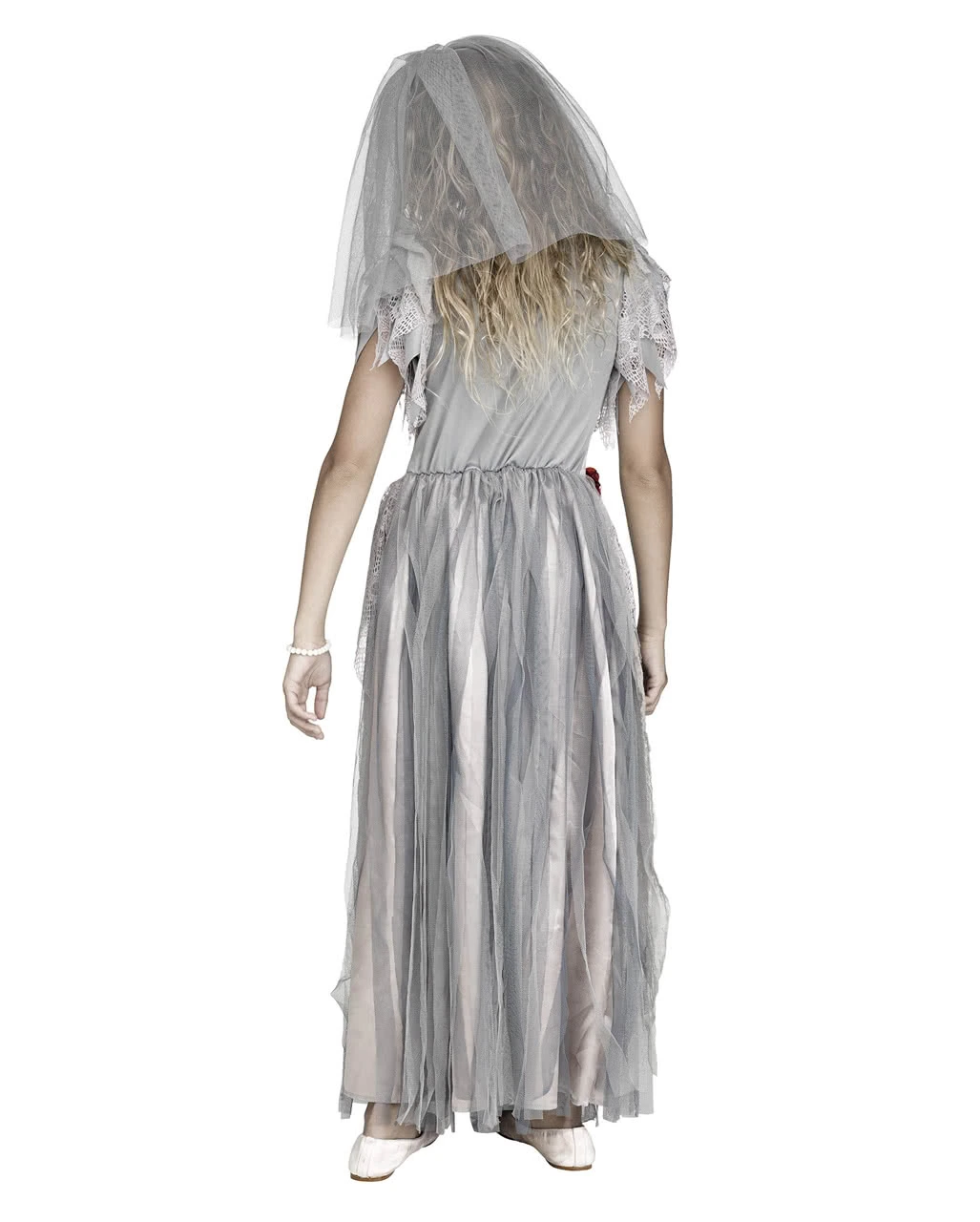 Kinderkostüm Zombie Braut – Bild 2